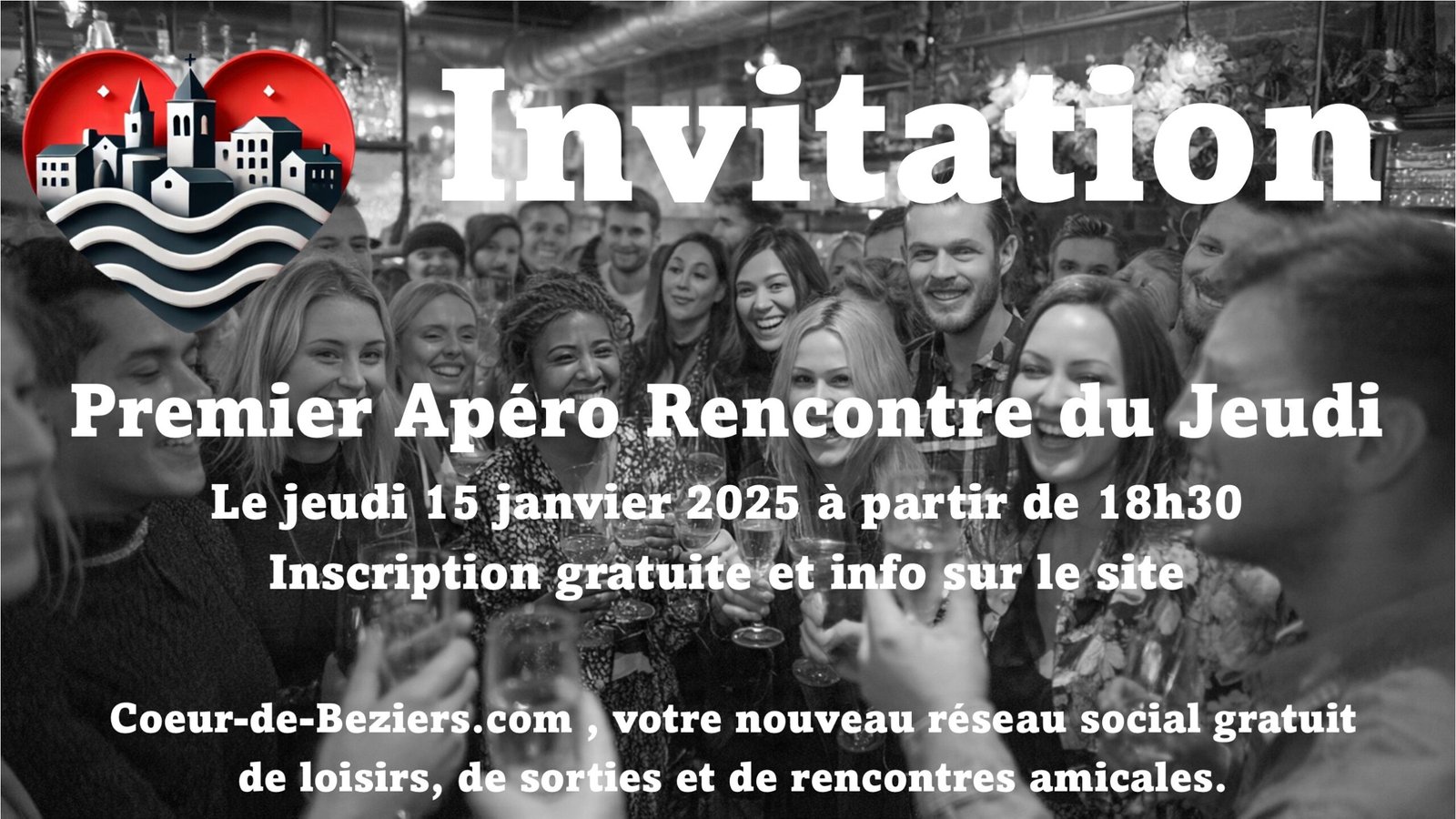 Invitation à partager à tous vos contacts !