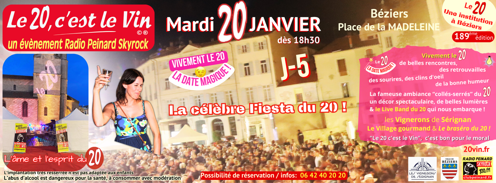 Le 20, c&rsquo;est le Vin : la grande fiesta de Béziers revient pour sa 189e édition !